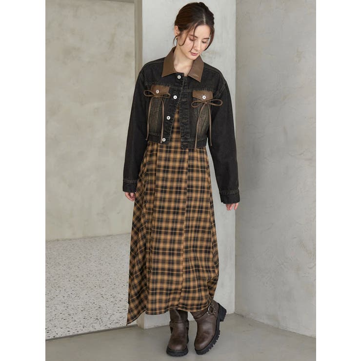 ２ＷＡＹチェックロングワンピース | CALNAMUR | 詳細画像30 