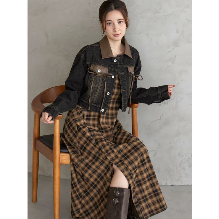 ２ＷＡＹチェックロングワンピース | CALNAMUR | 詳細画像33 