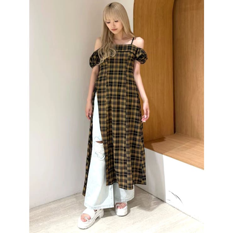 ２ＷＡＹチェックロングワンピース | CALNAMUR | 詳細画像36 