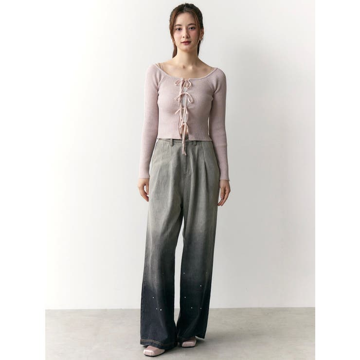 グラデーションデニムパンツ | CALNAMUR | 詳細画像13 