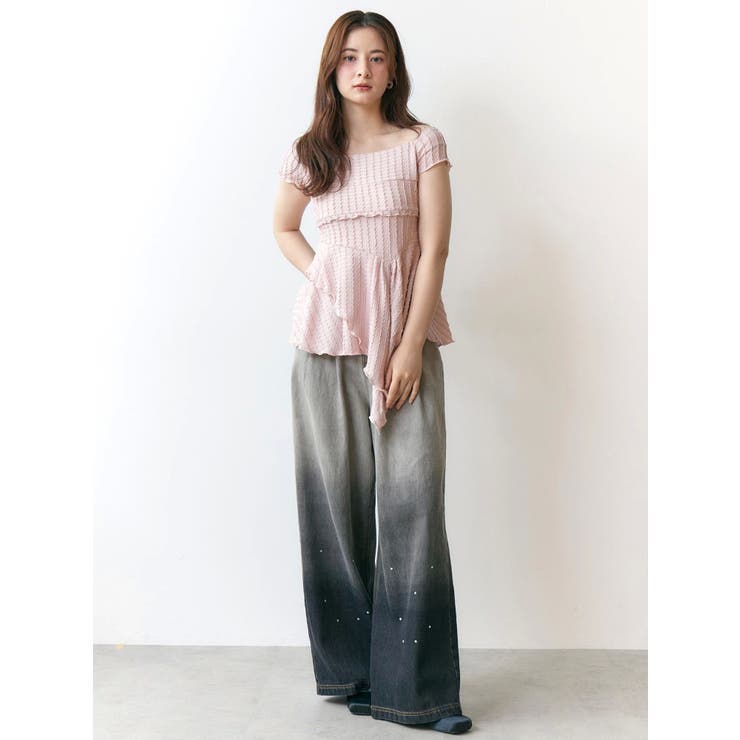 グラデーションデニムパンツ | CALNAMUR | 詳細画像17 