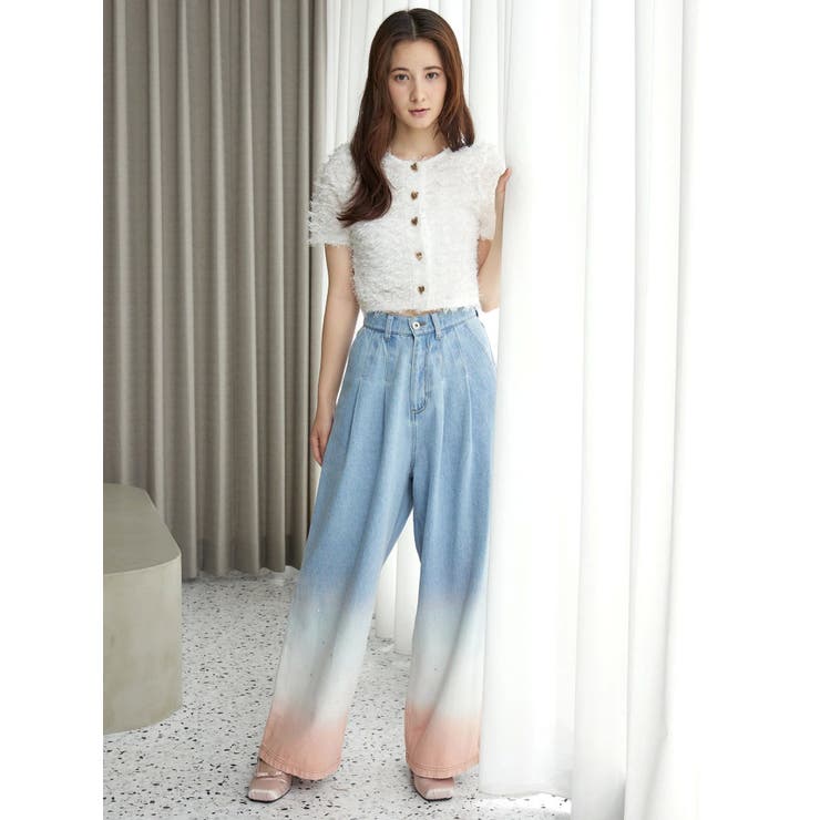 グラデーションデニムパンツ | CALNAMUR | 詳細画像24 