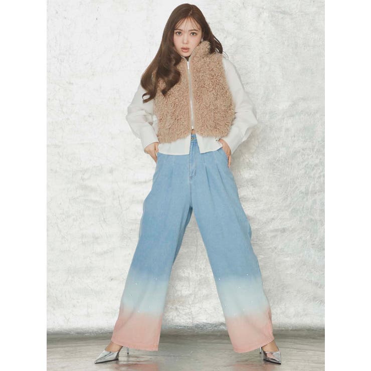 グラデーションデニムパンツ | CALNAMUR | 詳細画像5 