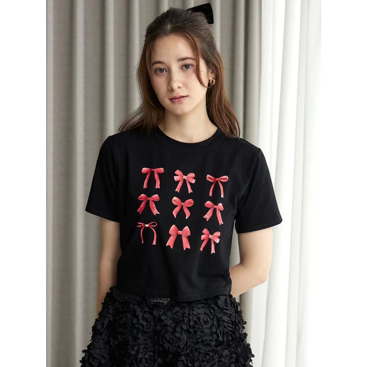 ダークミックス | RIBBON ASSORT TEE/リボンアソートTシャツ | CALNAMUR
