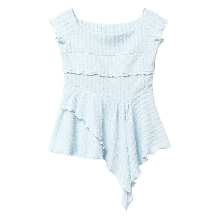 アシンメトリーヘムウェーブトップス | CALNAMUR | 詳細画像48 