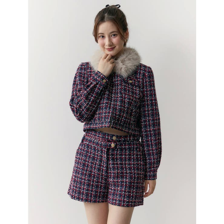 ２ＷＡＹクラシカルツイードティペットＪＫ | CALNAMUR | 詳細画像17 