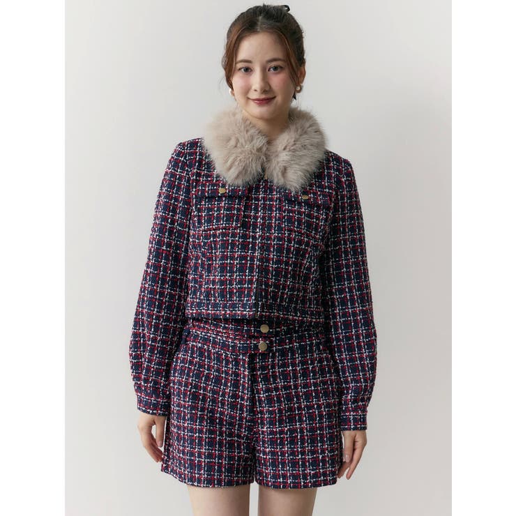 ２ＷＡＹクラシカルツイードティペットＪＫ | CALNAMUR | 詳細画像18 