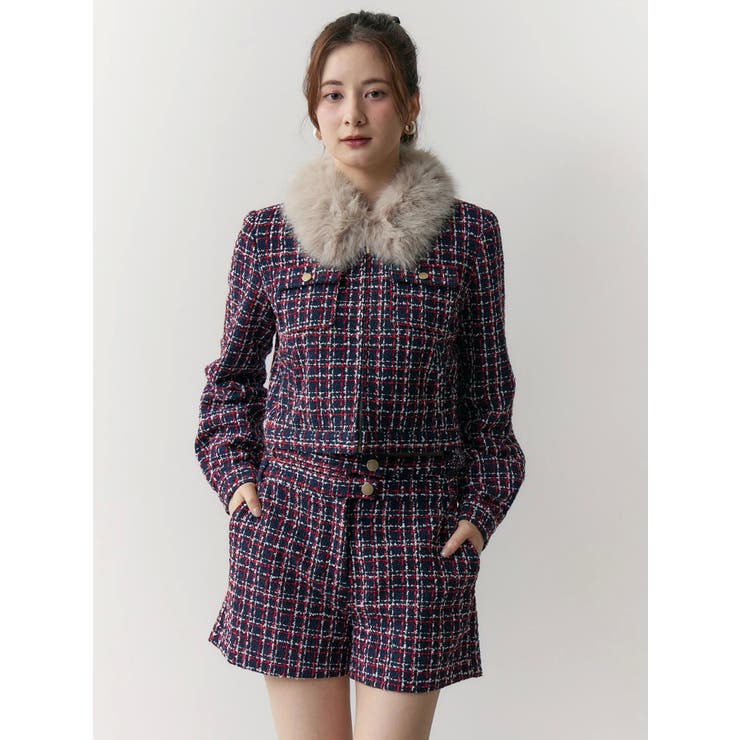 ２ＷＡＹクラシカルツイードティペットＪＫ | CALNAMUR | 詳細画像19 