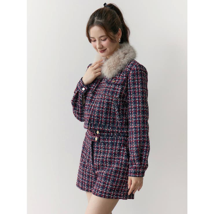 ２ＷＡＹクラシカルツイードティペットＪＫ | CALNAMUR | 詳細画像20 