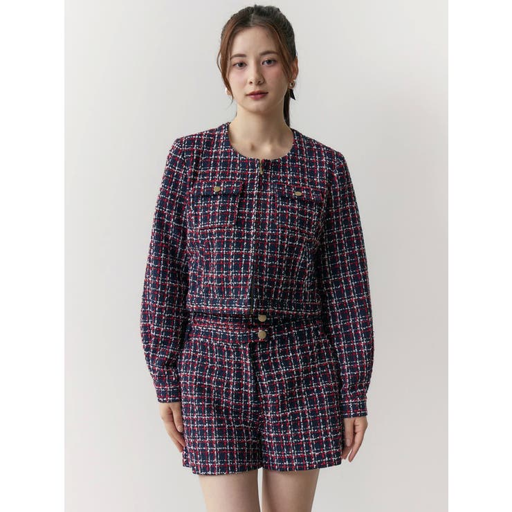 ２ＷＡＹクラシカルツイードティペットＪＫ | CALNAMUR | 詳細画像24 