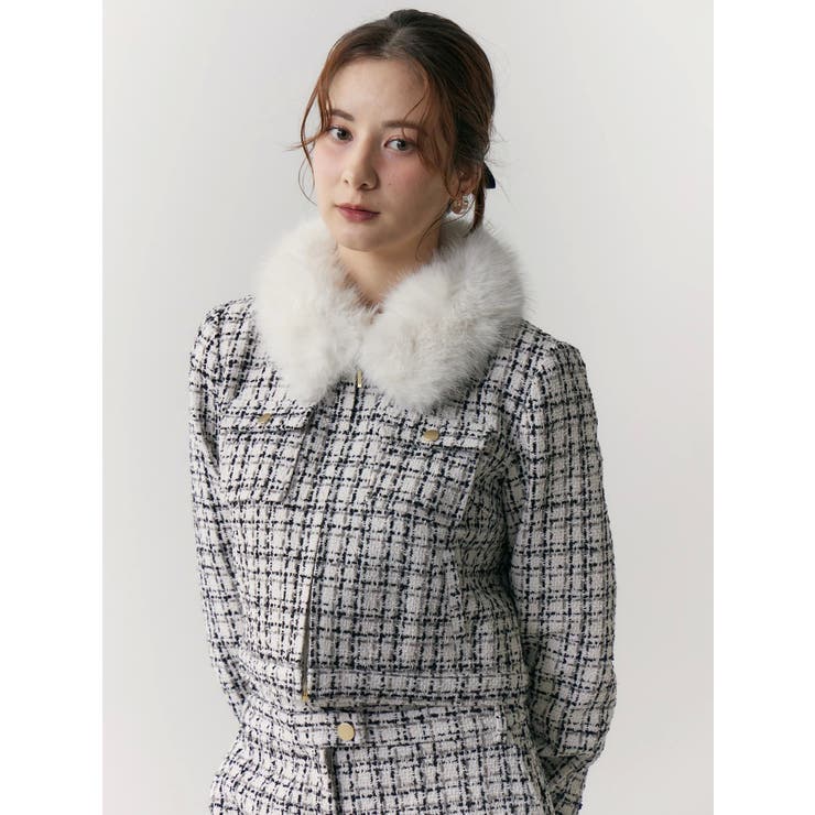 ２ＷＡＹクラシカルツイードティペットＪＫ | CALNAMUR | 詳細画像26 