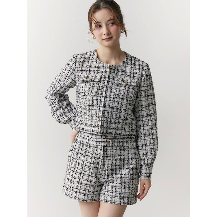 ２ＷＡＹクラシカルツイードティペットＪＫ | CALNAMUR | 詳細画像28 