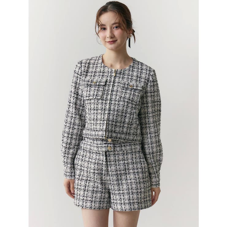 ２ＷＡＹクラシカルツイードティペットＪＫ | CALNAMUR | 詳細画像29 