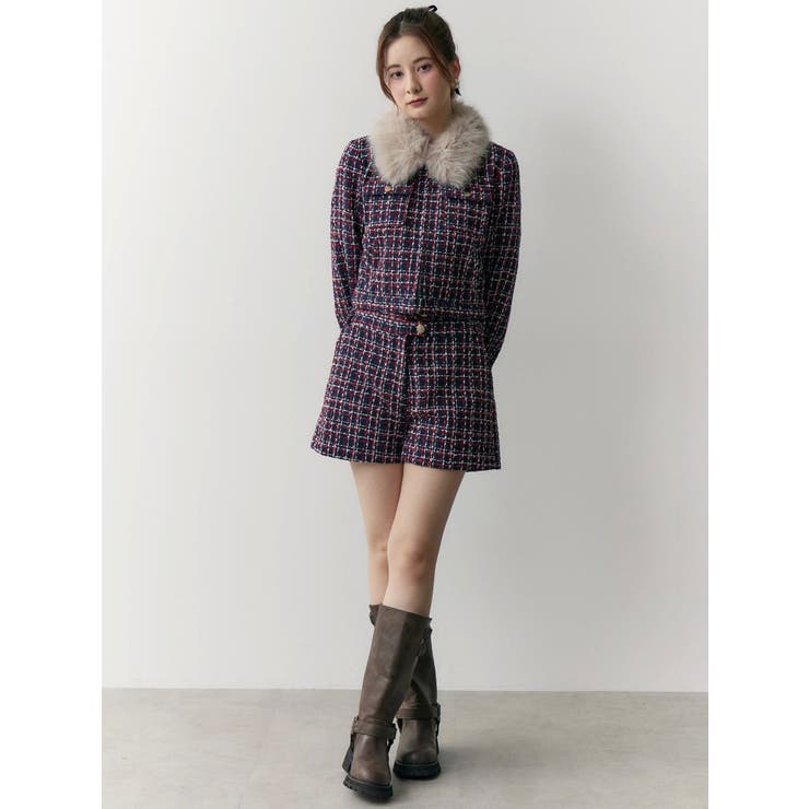 ２ＷＡＹクラシカルツイードティペットＪＫ | CALNAMUR | 詳細画像30 