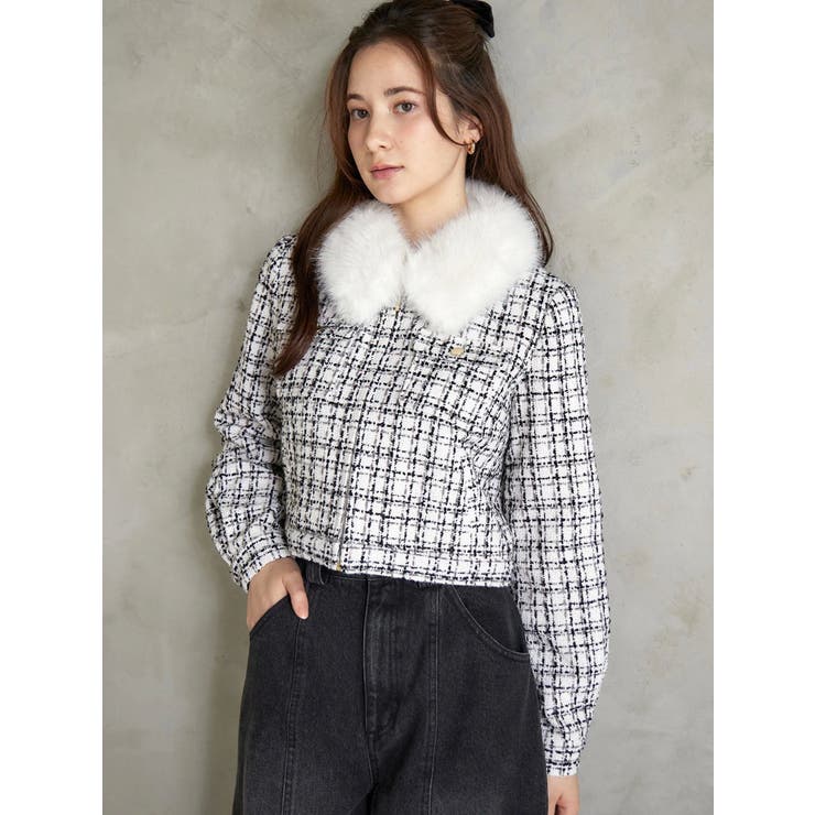 ２ＷＡＹクラシカルツイードティペットＪＫ | CALNAMUR | 詳細画像32 