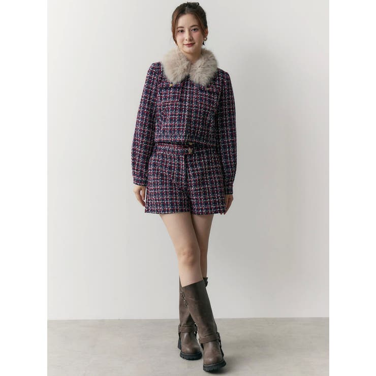 ２ＷＡＹクラシカルツイードティペットＪＫ | CALNAMUR | 詳細画像34 