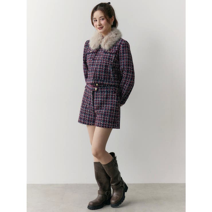 ２ＷＡＹクラシカルツイードティペットＪＫ | CALNAMUR | 詳細画像35 