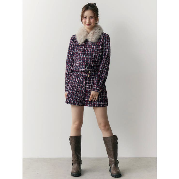 ２ＷＡＹクラシカルツイードティペットＪＫ | CALNAMUR | 詳細画像38 