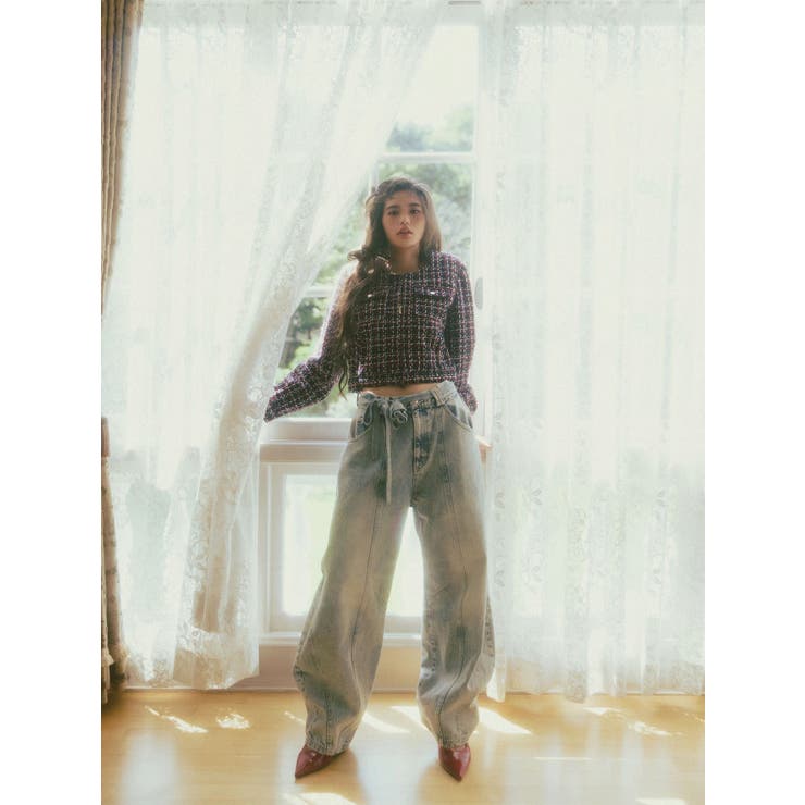 ２ＷＡＹクラシカルツイードティペットＪＫ | CALNAMUR | 詳細画像4 