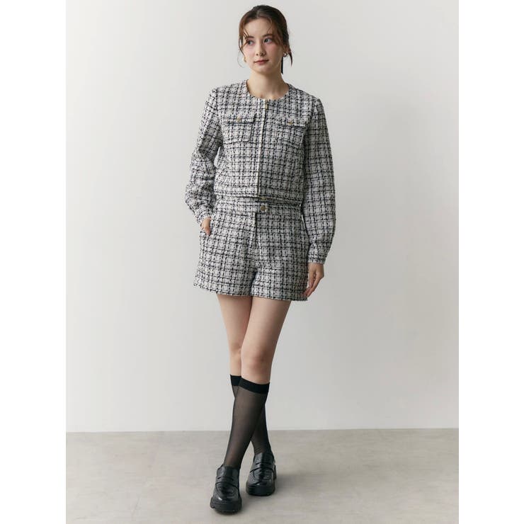 ２ＷＡＹクラシカルツイードティペットＪＫ | CALNAMUR | 詳細画像45 