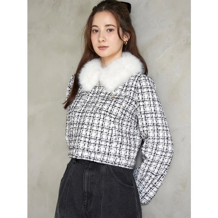 ライトミックス | ２ＷＡＹクラシカルツイードティペットＪＫ | CALNAMUR