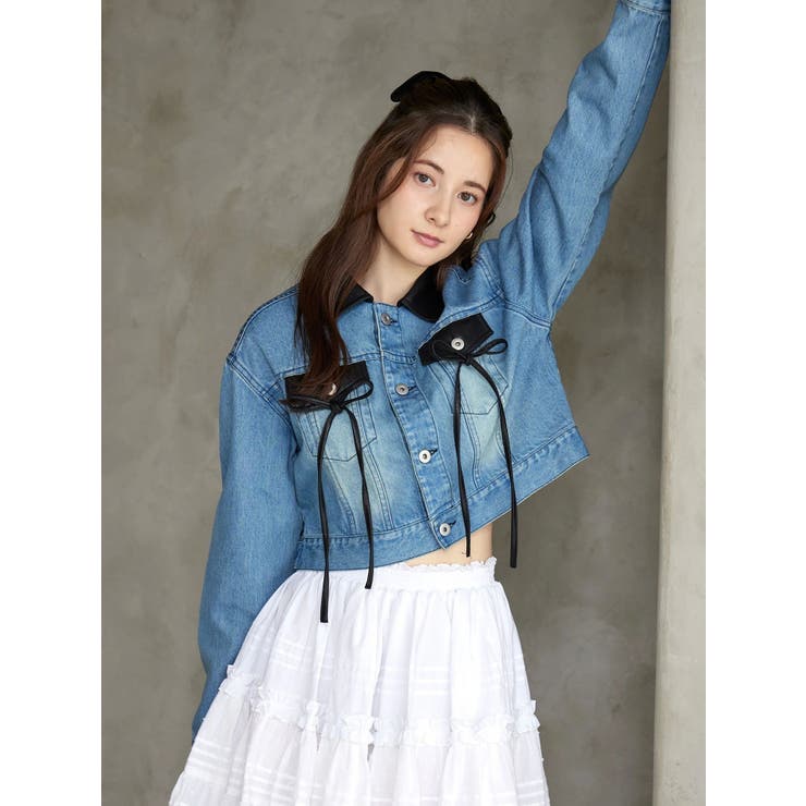 フェイクレザースウィッチングデニムジャケット | CALNAMUR | 詳細画像27 