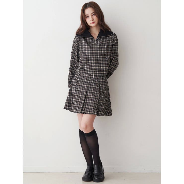 チェックニットソーブルゾン | CALNAMUR | 詳細画像26 