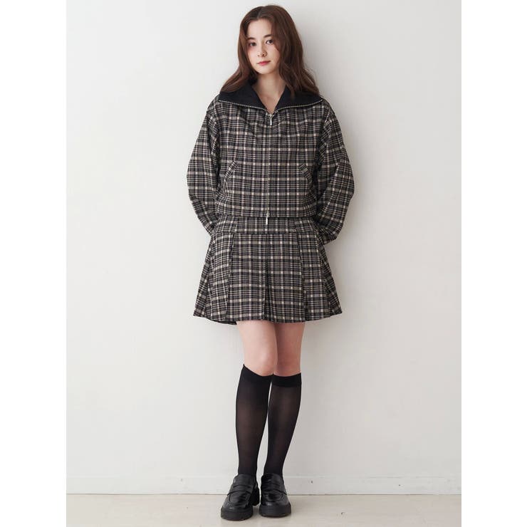 チェックニットソーブルゾン | CALNAMUR | 詳細画像27 