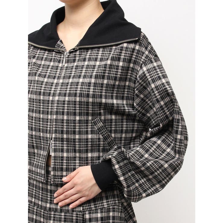 チェックニットソーブルゾン | CALNAMUR | 詳細画像39 