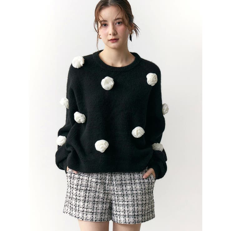 クラシカルツイードレイヤードライクミニマルショーツ | CALNAMUR | 詳細画像19 