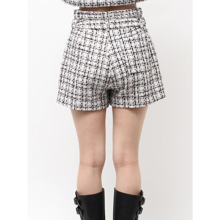 クラシカルツイードレイヤードライクミニマルショーツ | CALNAMUR | 詳細画像38 