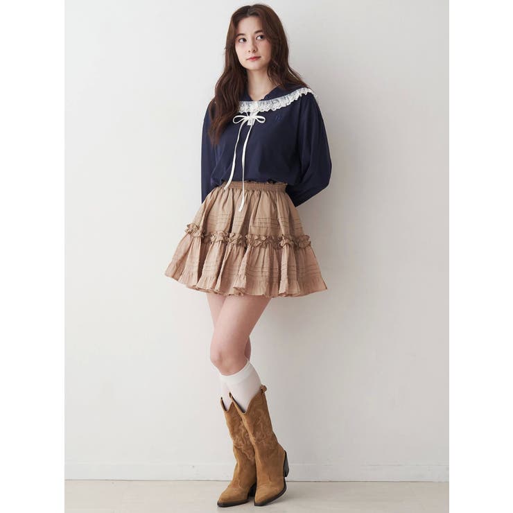 コットンギャザーボリュームスカート | CALNAMUR | 詳細画像19 