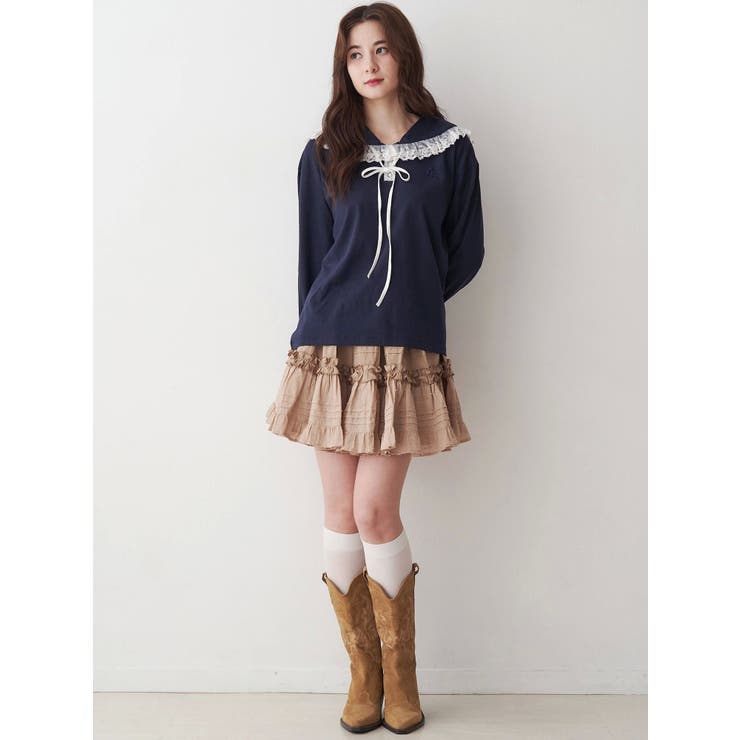 コットンギャザーボリュームスカート | CALNAMUR | 詳細画像21 