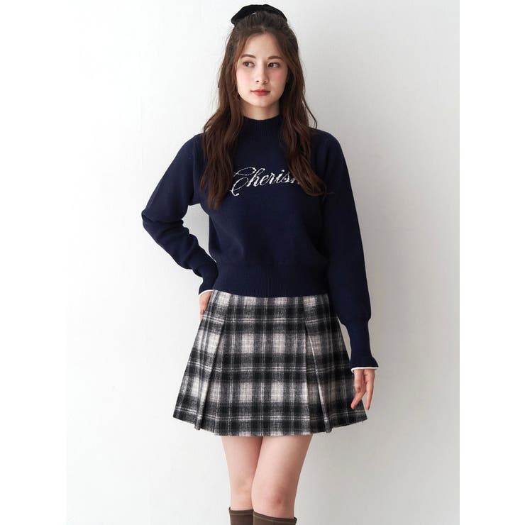 サイドデザインプリーツミニスカート | CALNAMUR | 詳細画像19 