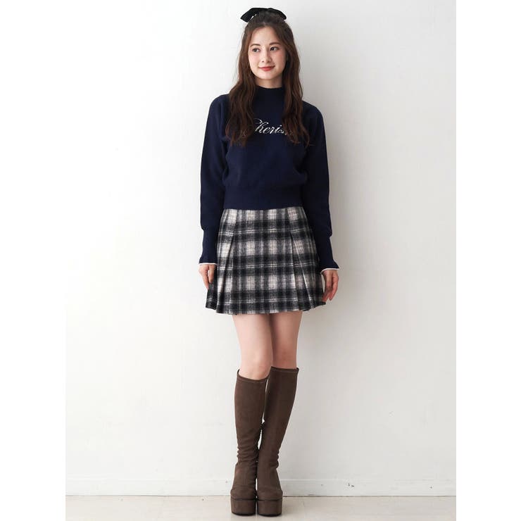 サイドデザインプリーツミニスカート | CALNAMUR | 詳細画像33 