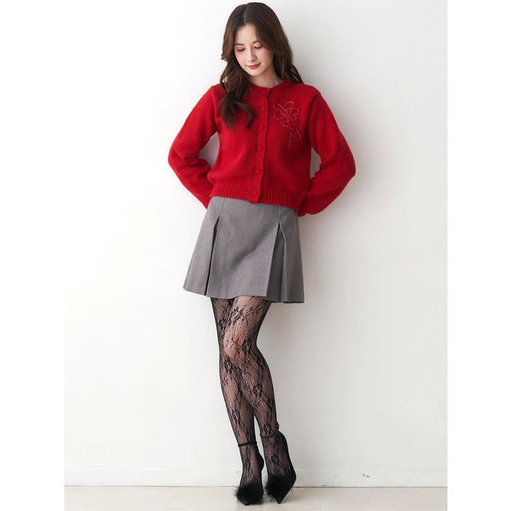 サイドデザインプリーツミニスカート | CALNAMUR | 詳細画像38 