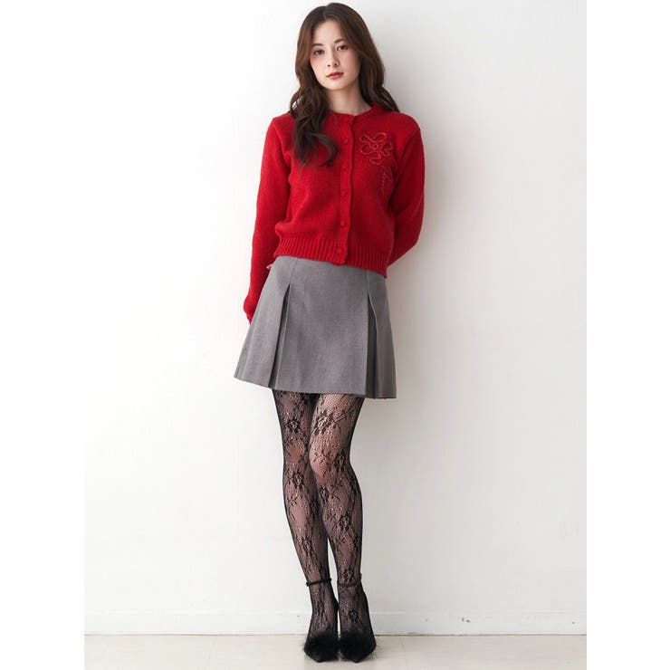 サイドデザインプリーツミニスカート | CALNAMUR | 詳細画像40 