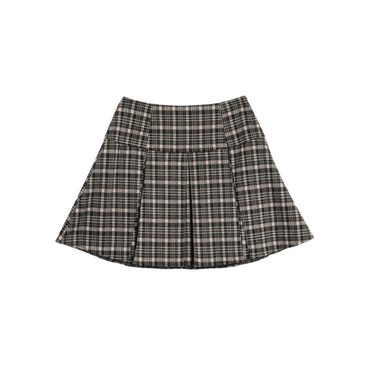 チェックニットソーミニスカート | CALNAMUR | 詳細画像1 