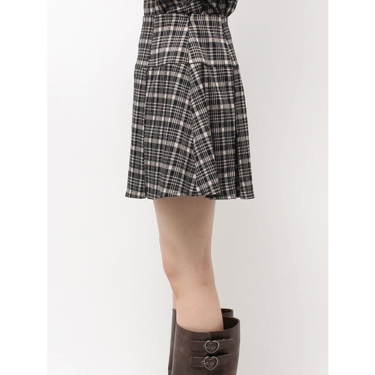 チェックニットソーミニスカート | CALNAMUR | 詳細画像20 