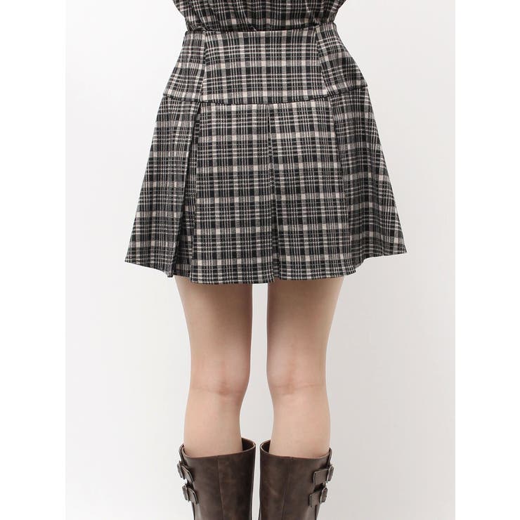 チェックニットソーミニスカート | CALNAMUR | 詳細画像21 