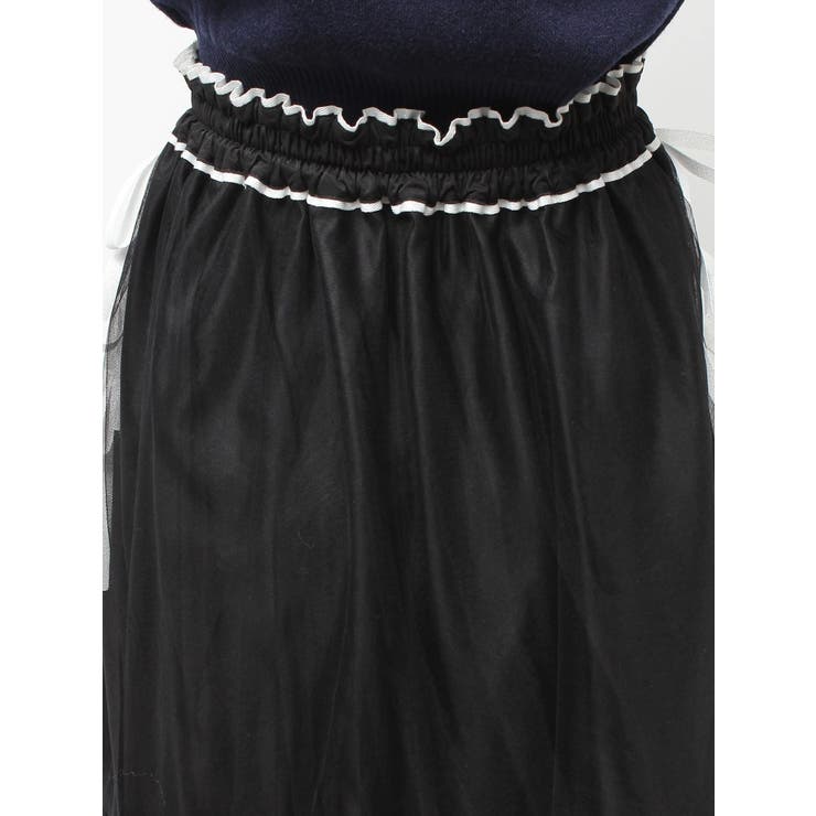 サイドライン&リボンチュールスカート | CALNAMUR | 詳細画像15 
