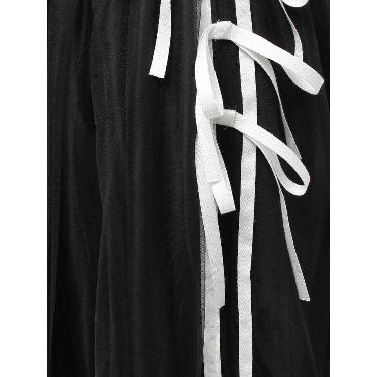 サイドライン&リボンチュールスカート | CALNAMUR | 詳細画像21 