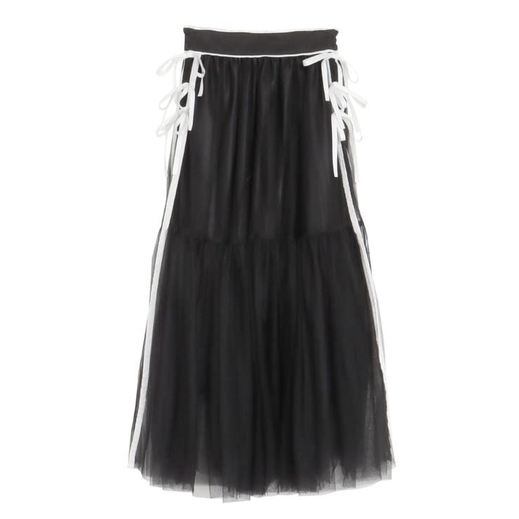 サイドライン&リボンチュールスカート | CALNAMUR | 詳細画像23 