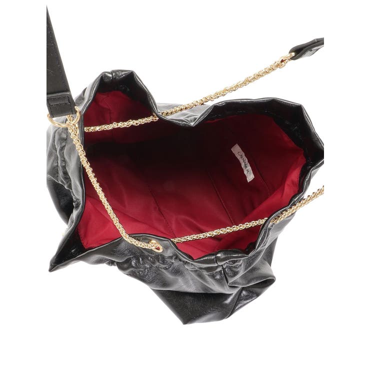 ショルダーチェーンドローストリングバッグ | CALNAMUR | 詳細画像20 