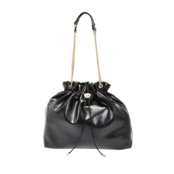 ショルダーチェーンドローストリングバッグ | CALNAMUR | 詳細画像24 