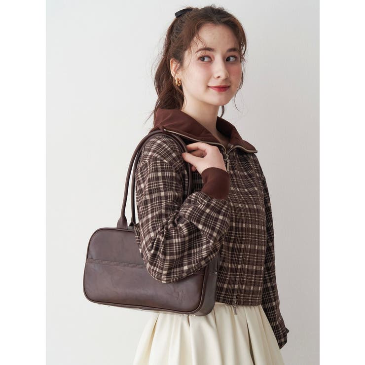 ヴィンテージフェイクレザーボストンバッグ | CALNAMUR | 詳細画像13 