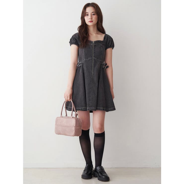 ヴィンテージフェイクレザーボストンバッグ | CALNAMUR | 詳細画像14 