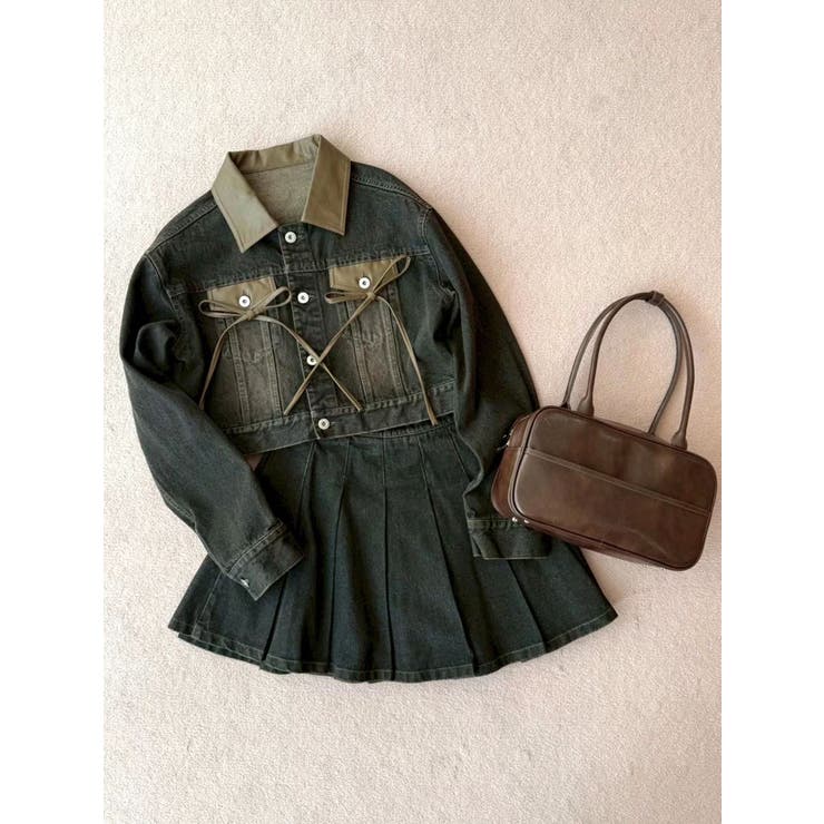 ヴィンテージフェイクレザーボストンバッグ | CALNAMUR | 詳細画像7 