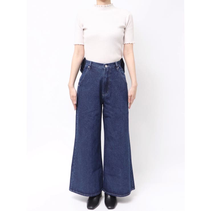 バックリボンデニムパンツ | CALNAMUR | 詳細画像18 