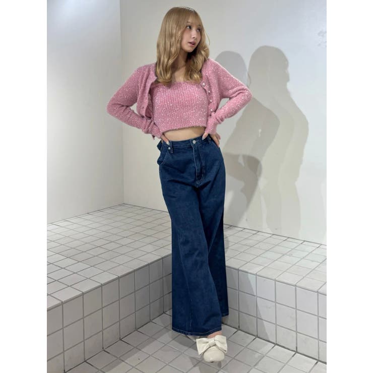 バックリボンデニムパンツ | CALNAMUR | 詳細画像29 